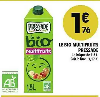 Le Bio Multifruits Pressade