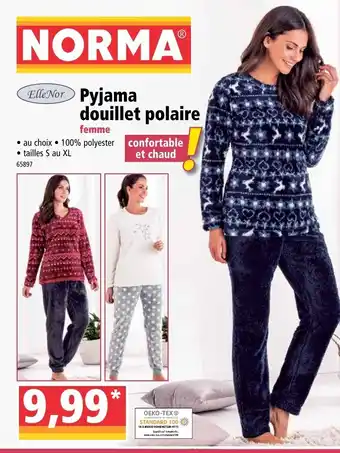 Pyjama douillet polaire