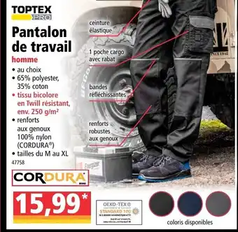 Norma Pantalon de travail offre
