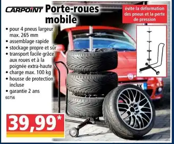 Porte-roues mobile