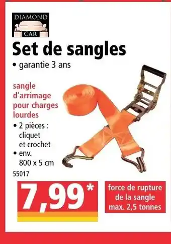 Norma Set de sangles offre