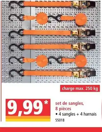 Norma Set de sangles, 8 pièces offre