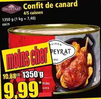 Norma Confit de canard 4/5 cuisses offre