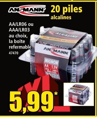 Norma 20 Piles offre