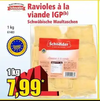 Norma Raviole à la viande IGP offre