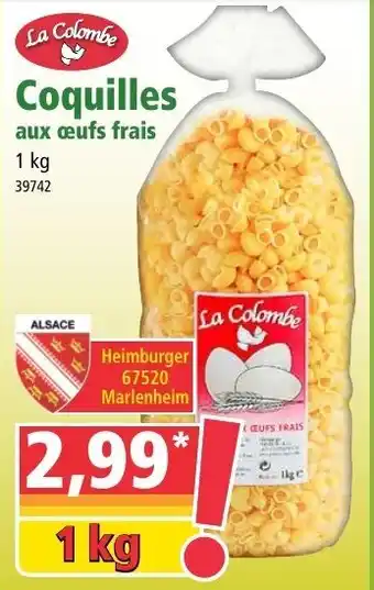 Norma Coquilles aux œufs frais offre