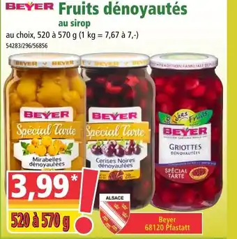 Norma Fruits dénoyautés offre