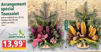 Norma Arrangement spécial toussaint offre