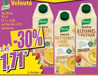 Norma Velouté offre