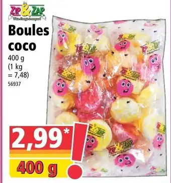 Norma Boules coco offre