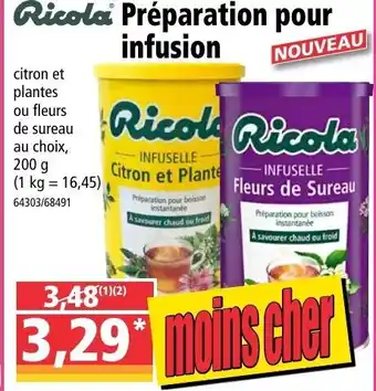 Préparation pour infusion