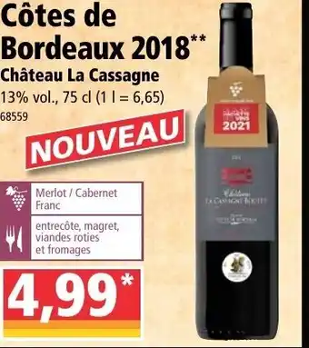 Norma Côtes de bordeaux offre