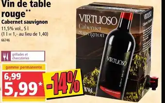 Norma Vin de table rouge offre