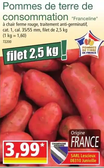 Norma Pommes de terre de consommation offre