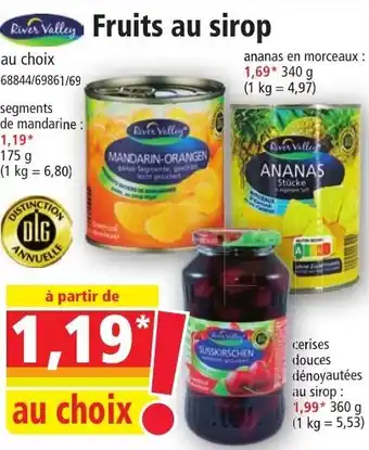 Norma Fruits au sirop offre