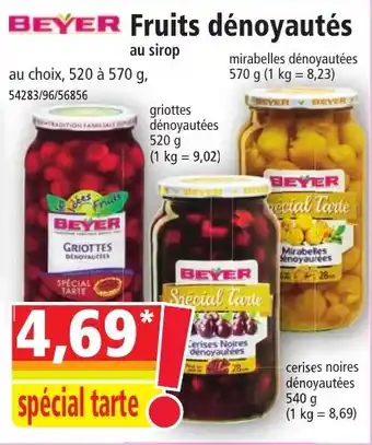 Norma BEYER Fruits dénoyautés offre