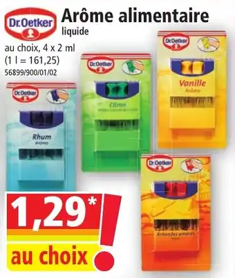 Norma Arôme alimentaire offre