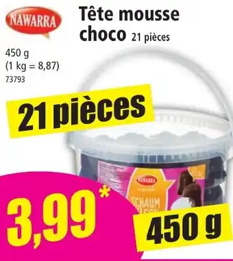 Norma Tête mousse choco offre
