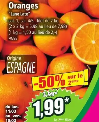 Norma Oranges offre