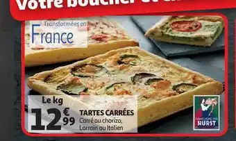 Tartes Carrées