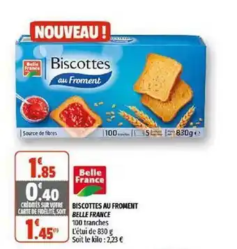 Biscottes Au Froment Belle France