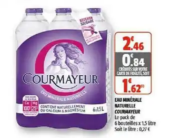 Eau Minérale Naturelle Courmayeur