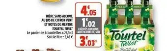 Bière Sans Alcool Au Jus De Citron Vert Et Notes De Menthe Tourtel Twist