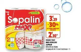 Coccinelle Supermarché Essuie-tout Maxi-rouleau Sopalin offre