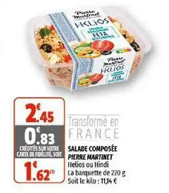 Coccinelle Supermarché Salade Composée Pierre Martinet offre