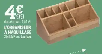 Centrakor L'ORGANISEUR À MAQUILLAGE offre