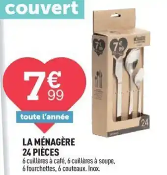 Centrakor LA MÉNAGÈRE 24 PIÈCES offre