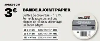 Brico Dépôt BANDE A JOINT PAPIER offre
