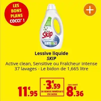 Coccimarket Lessive liquide SKIP offre