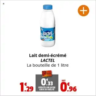 Coccimarket Lait demi-écrémé LACTEL offre