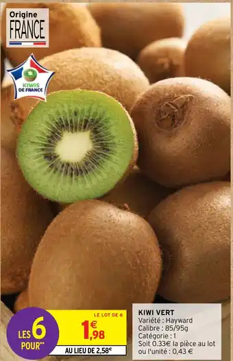 Intermarché KIWI VERT offre