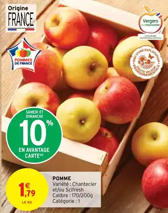 Intermarché POMME offre