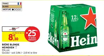 Intermarché BIÈRE BLONDE HEINEKEN offre