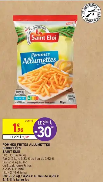 Intermarché POMMES FRITES ALLUMETTES SURGELÉES offre