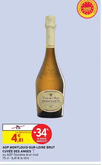 Intermarché AOP MONTLOUIS-SUR-LOIRE BRUT CUVÉE DES ANGES I offre