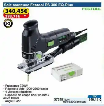 Scie Sauteuse Festool PS 300 EQ-Plus