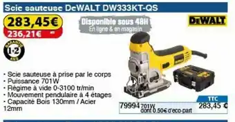 Scie Sauteuse DeWalt DW333KT-QS
