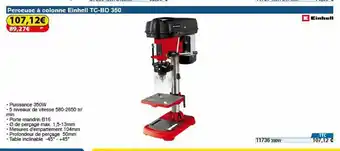 Perceuse a Colonne Einhell TC-BD 350