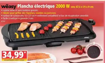 Norma Plancha électrique offre