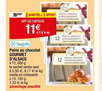 Migros Pains au chocolat offre