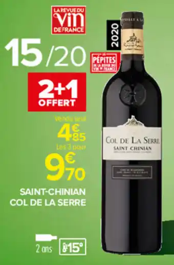 Carrefour Market Saint-chinian col de la serre offre