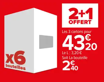 Carrefour Market Panachage possible parmi ces 4 vins offre