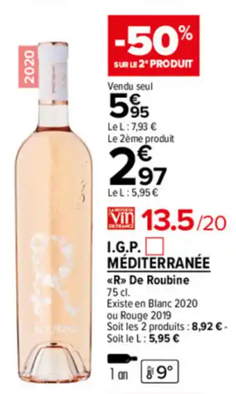 Carrefour Market I.G.P. méditérranée offre