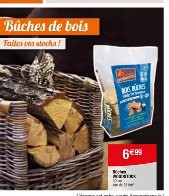 Bûches WOODSTOCK