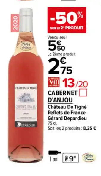 Carrefour Market Cabernet d'anjou offre
