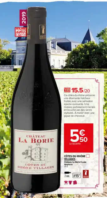 Carrefour Market Côtes-du-rhône villages offre